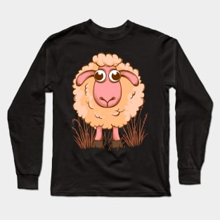 Funny Cute Sheep | Sheep Lover Gift Long Sleeve T-Shirt